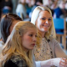 2. februar: Kronprinsesse Mette-Marit er til stede når Ungdommens bystyremøte 2010 starter opp i Oslo Rådhus (Foto: Heiko Junge / Scanpix)